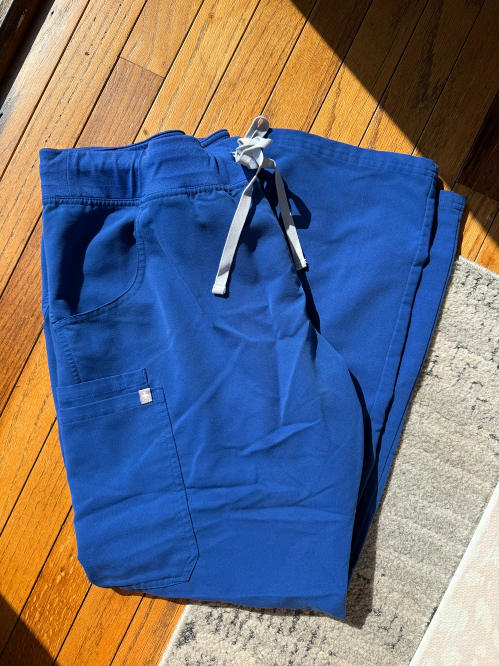 Figs Women’s Cobalt Blue Drawstring Jogger Scrub Pants